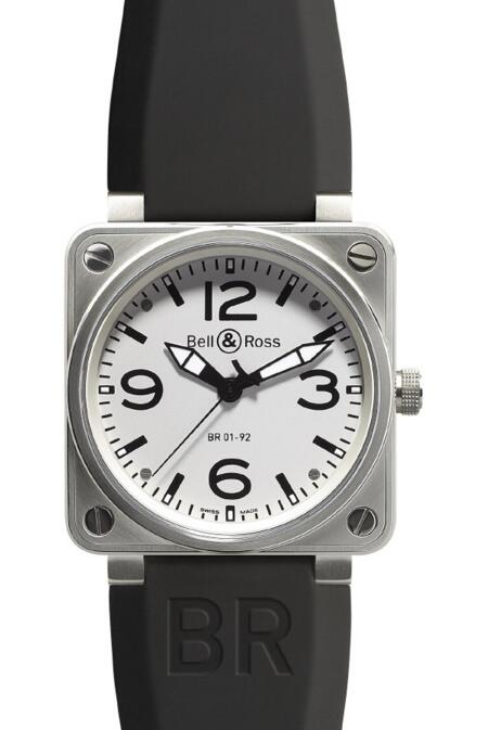 Fake Bell and ross BR 01-92 WHITE DIAL watch